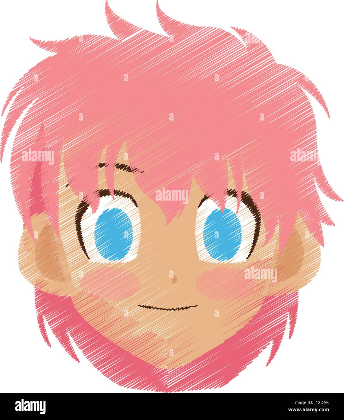 anime style boy icon Stock Vector Image & Art - Alamy