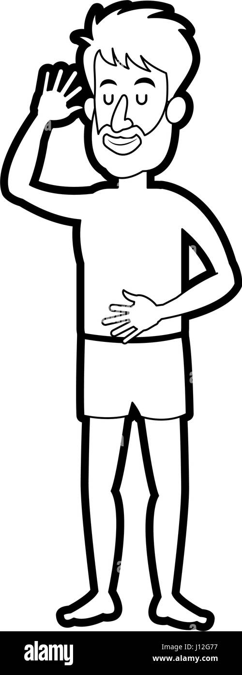 happy man with closed eyes icon image Stock Vector Image & Art - Alamy
