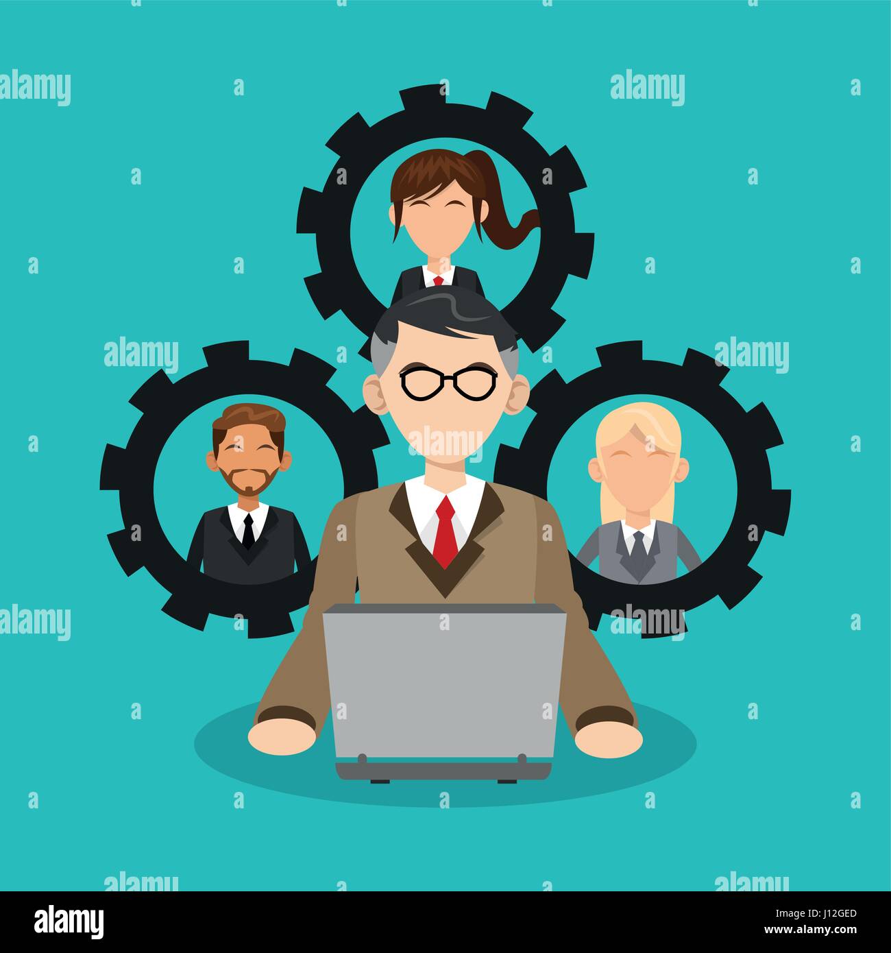human resources design Stock Vector Image & Art - Alamy