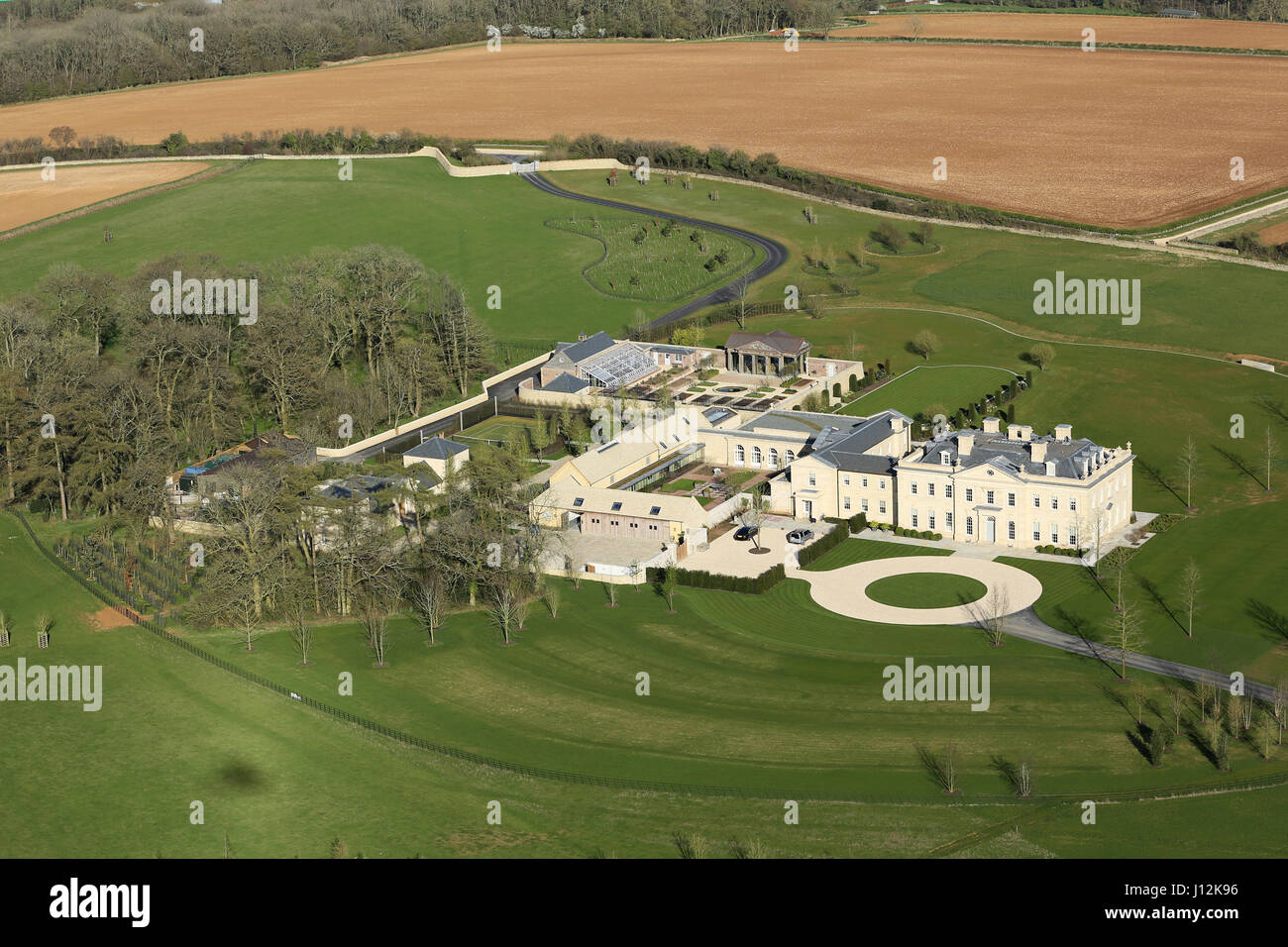 The new mansion in the Cotswolds is looking complete and the owners