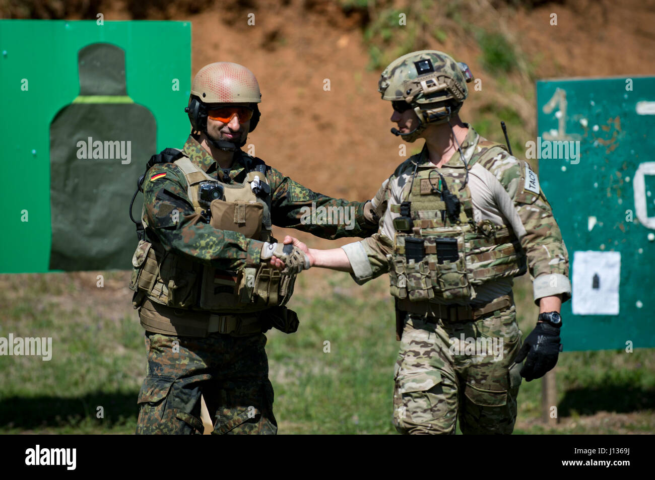 German Air Force members train and conduct proficiency assessment with ...