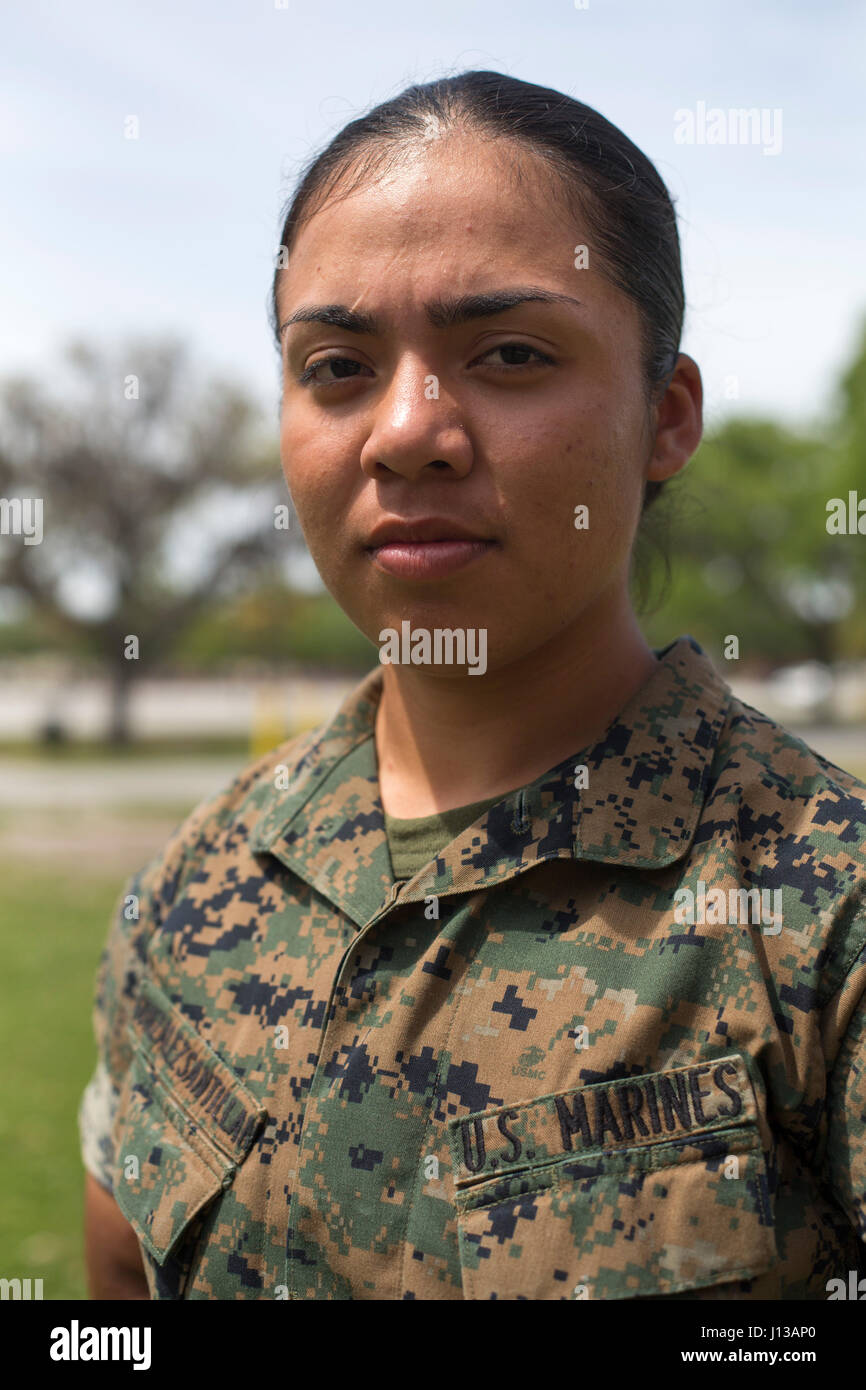 Pfc. Angelica Gonzalez Santillan, Platoon 4013, Oscar Company, 4th ...