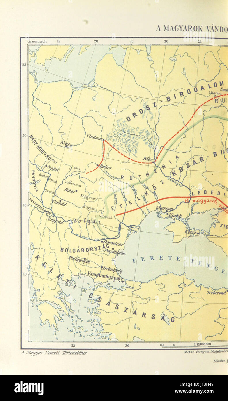 A Magyar Nemzet Tortenete. Szerkeszti Szilágyi S. [With Maps And ...