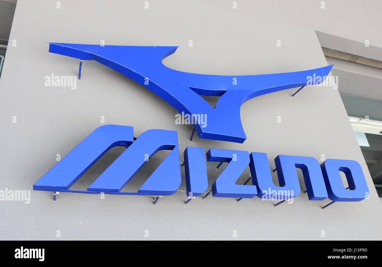 Mizuno. Mizuno is a Japanese apparel company specialising sportswear and  equipments Stock Photo - Alamy