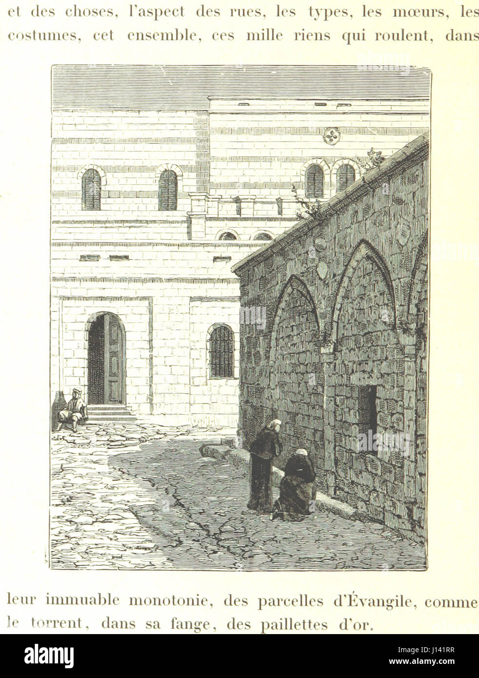 Image taken from page 614 of 'Aux Pays du Christ. Études bibliques en Égypte et en Palestine. [Illustrated.]' Stock Photo