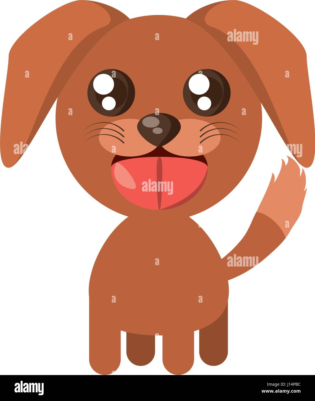kawaii dog animal toy vector illustration eps 10 Stock Vector Image