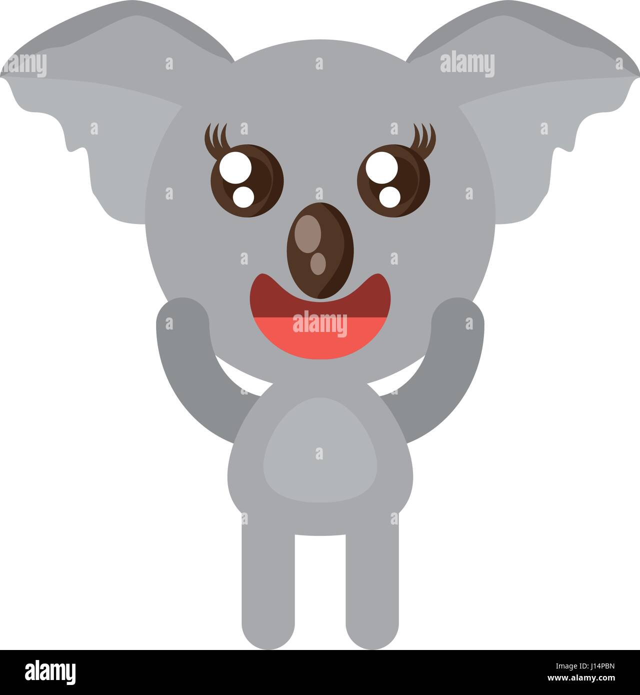 kawaii koala animal toy vector illustration eps 10 Stock Vector Image ...