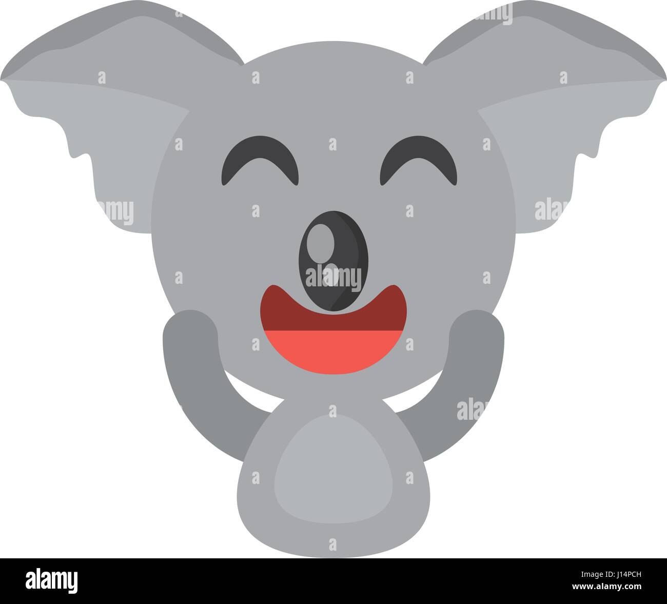 cute koala animal character funny vector illustration eps 10 Stock ...