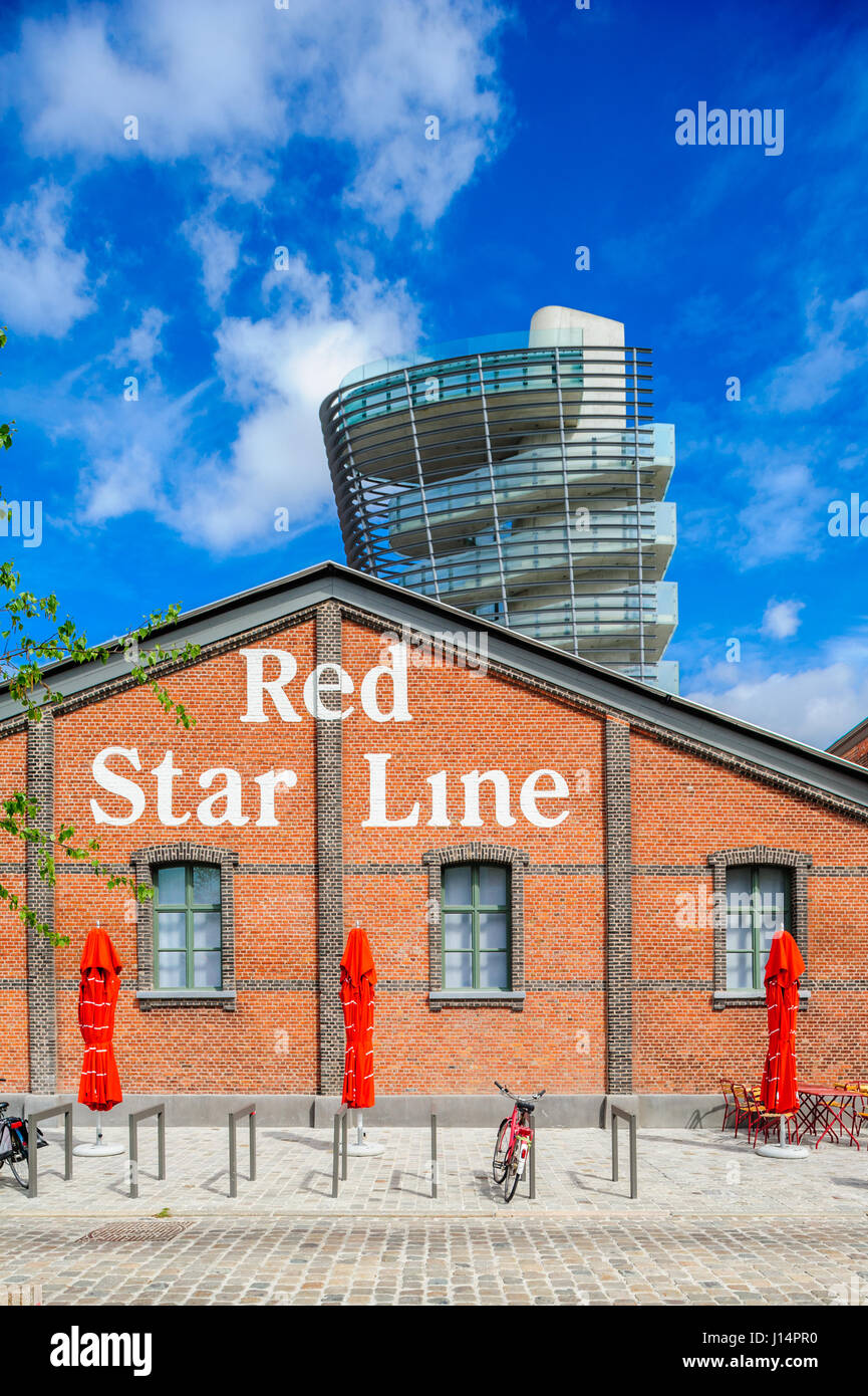 Belgium, Antwerpen - Red star line museum Stock Photo