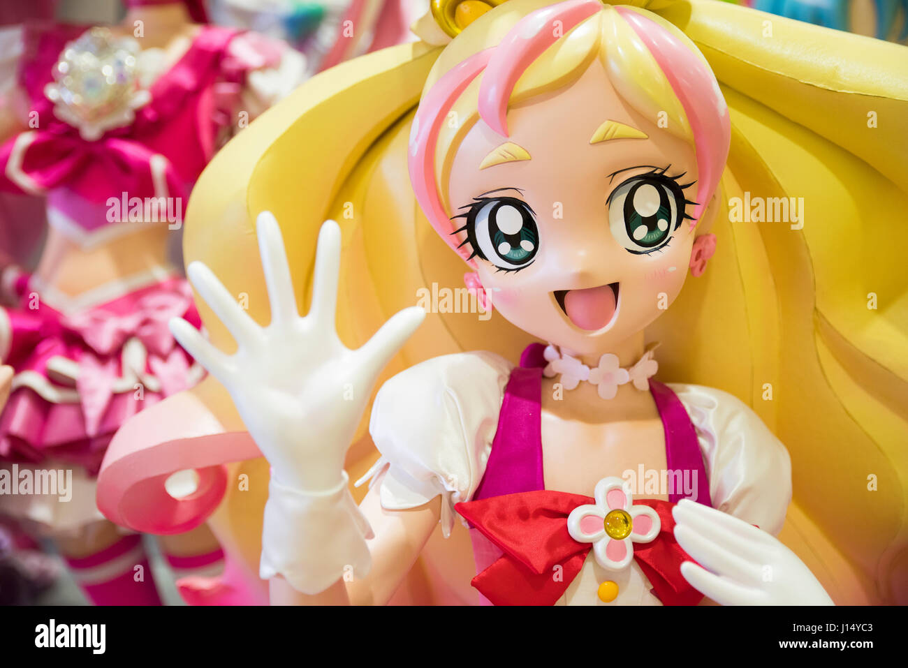 Pretty Cure aka PreCure Japanese anime characters by Toei at the Toei Kyoto  Studio Park, Kyoto, Japan Stock Photo - Alamy