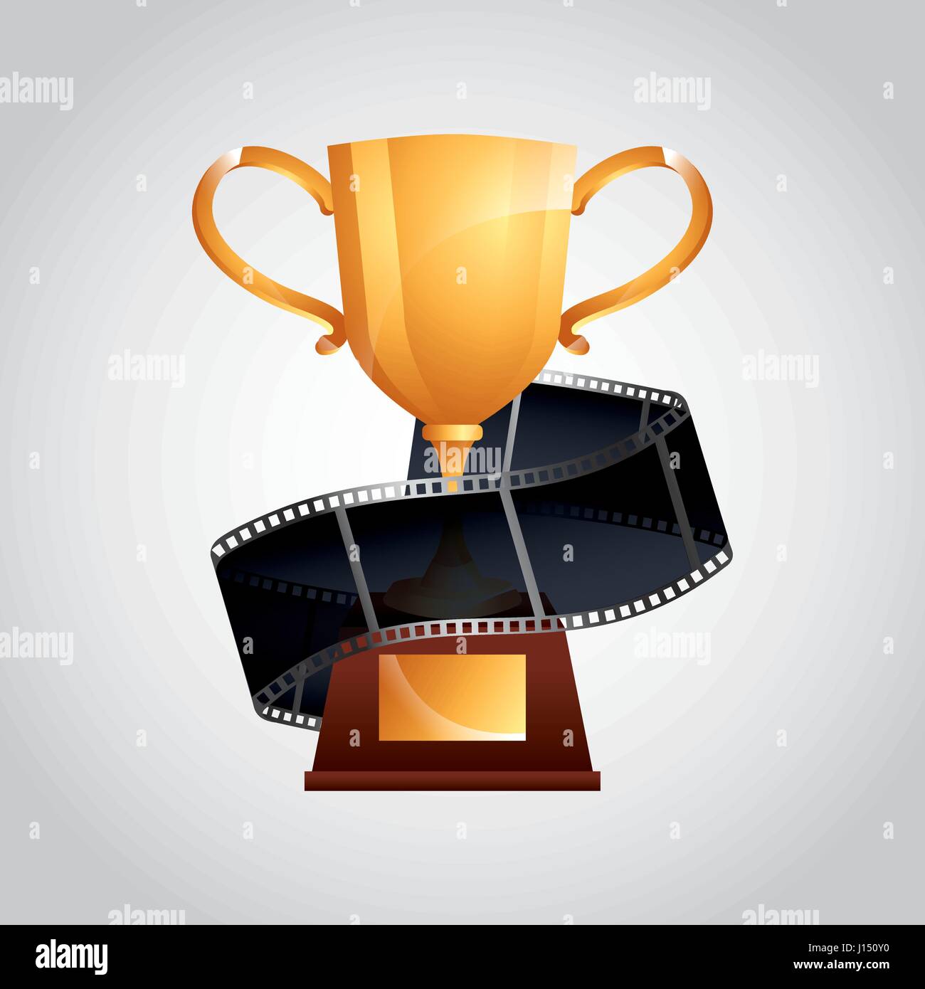 golden trophy icon Stock Vector Image & Art - Alamy