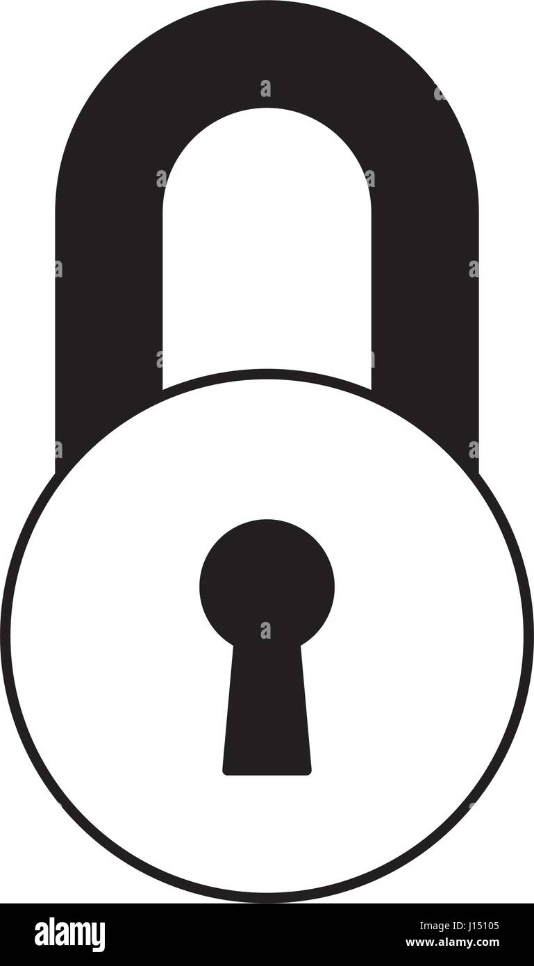 safe padlock isolated icon Stock Vector Image & Art - Alamy