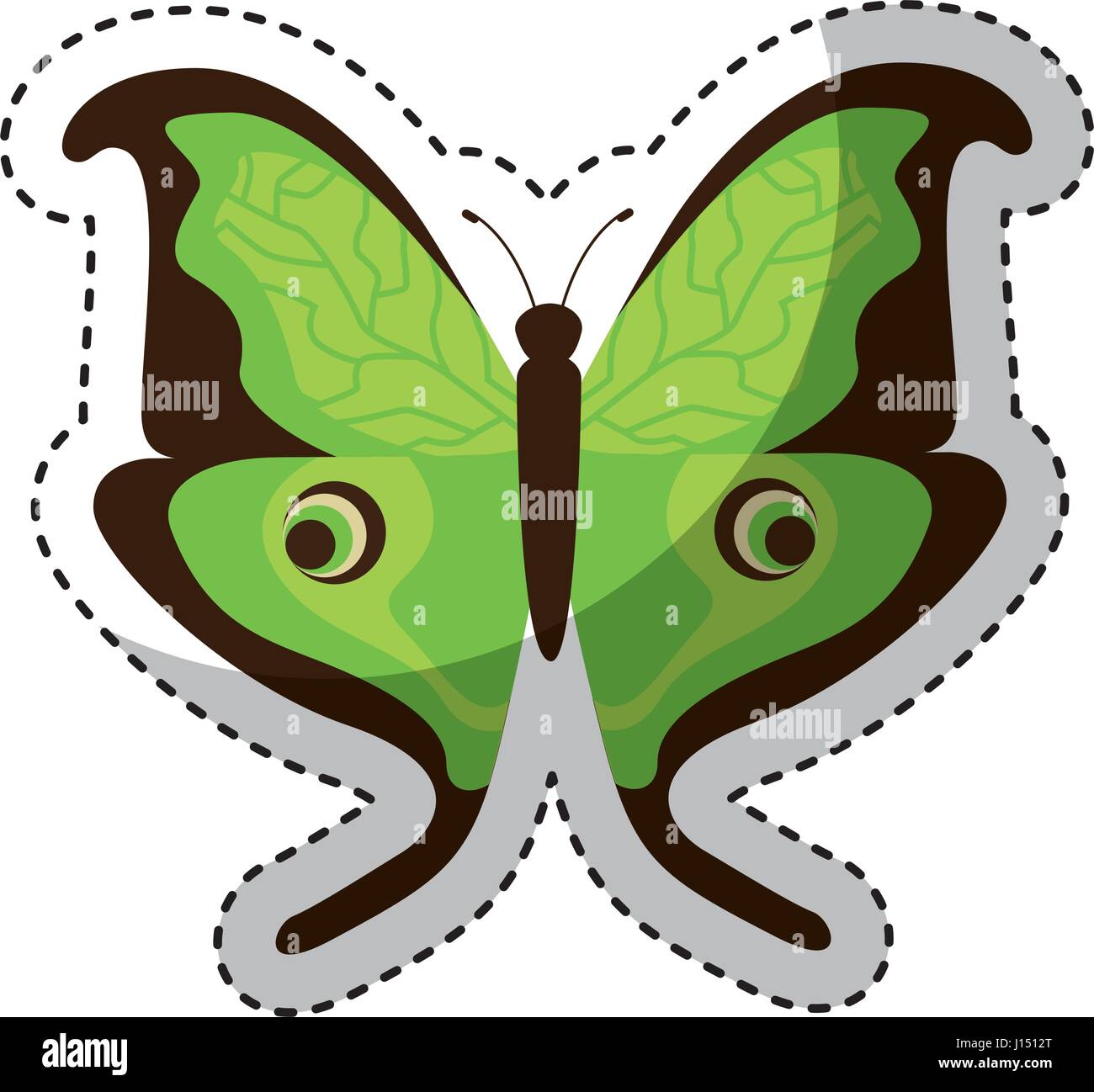 cute butterfly isolated icon Stock Vector Image & Art - Alamy