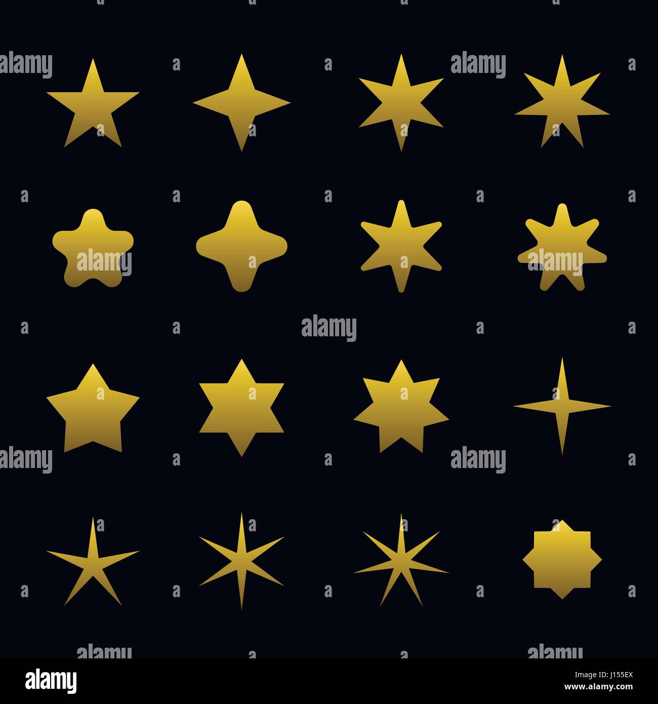 Golden star symbol Stock Vector Image & Art Alamy