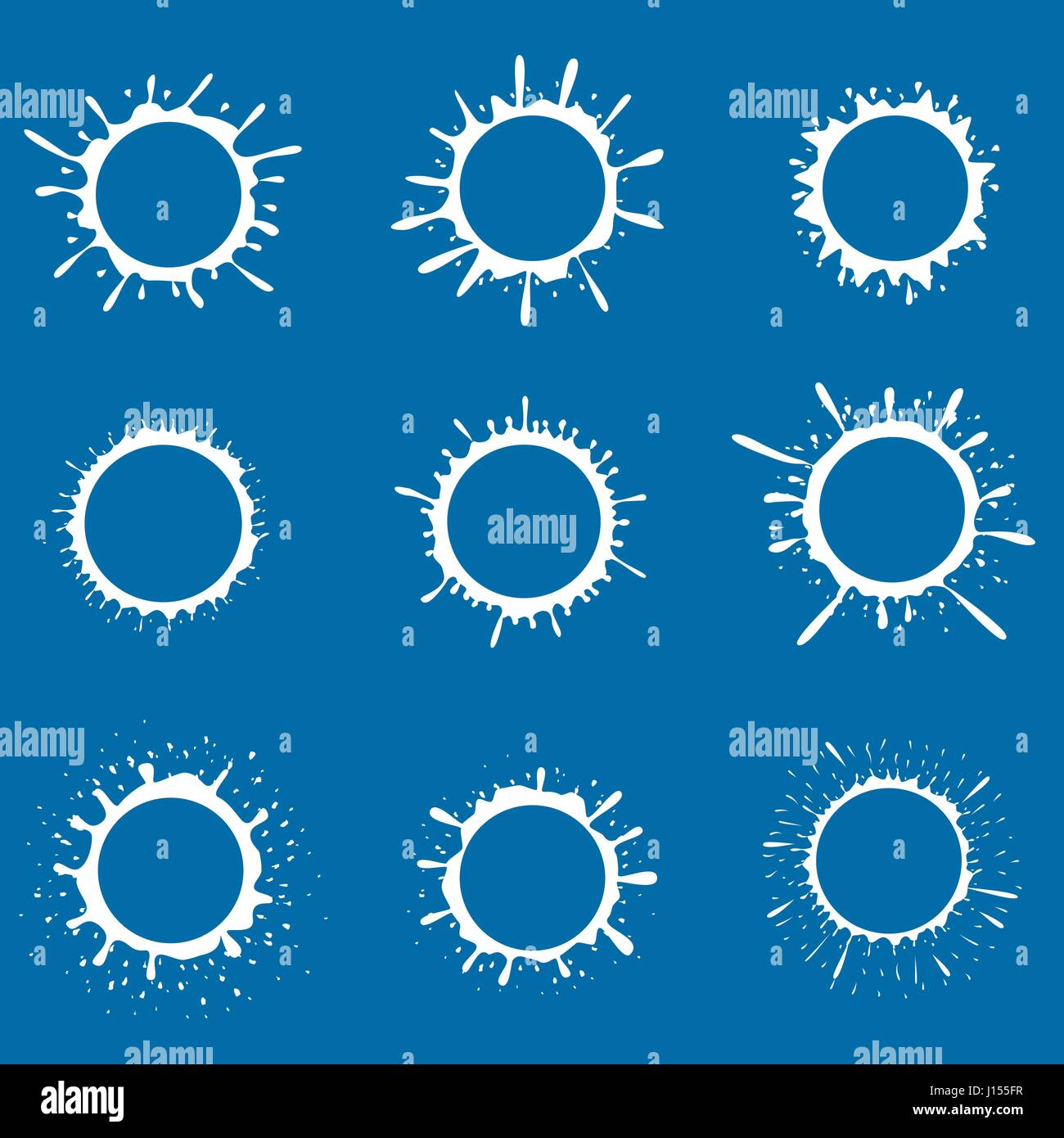 Milk splash set Stock Vector Image & Art - Alamy