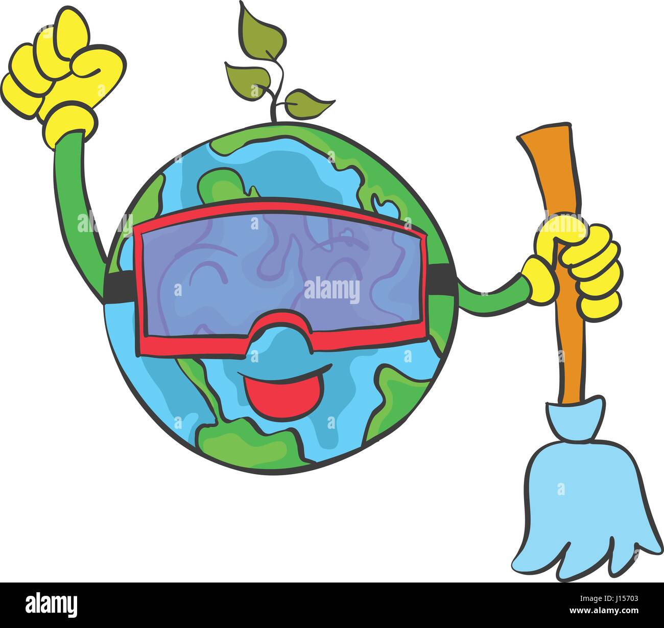 Save world from healthy Stock Vector