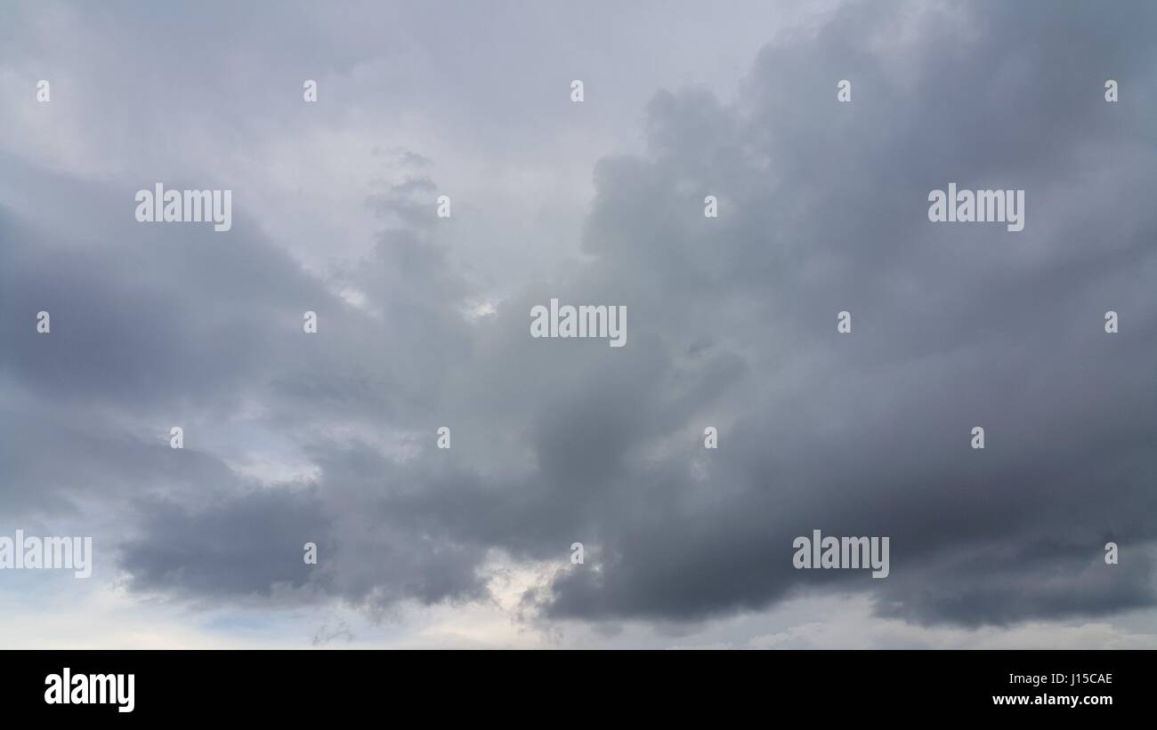 Dark cloudy sky in rainy season Stock Photo - Alamy