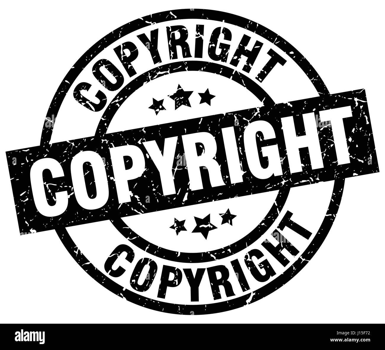 copyright round grunge black stamp Stock Vector Image & Art - Alamy
