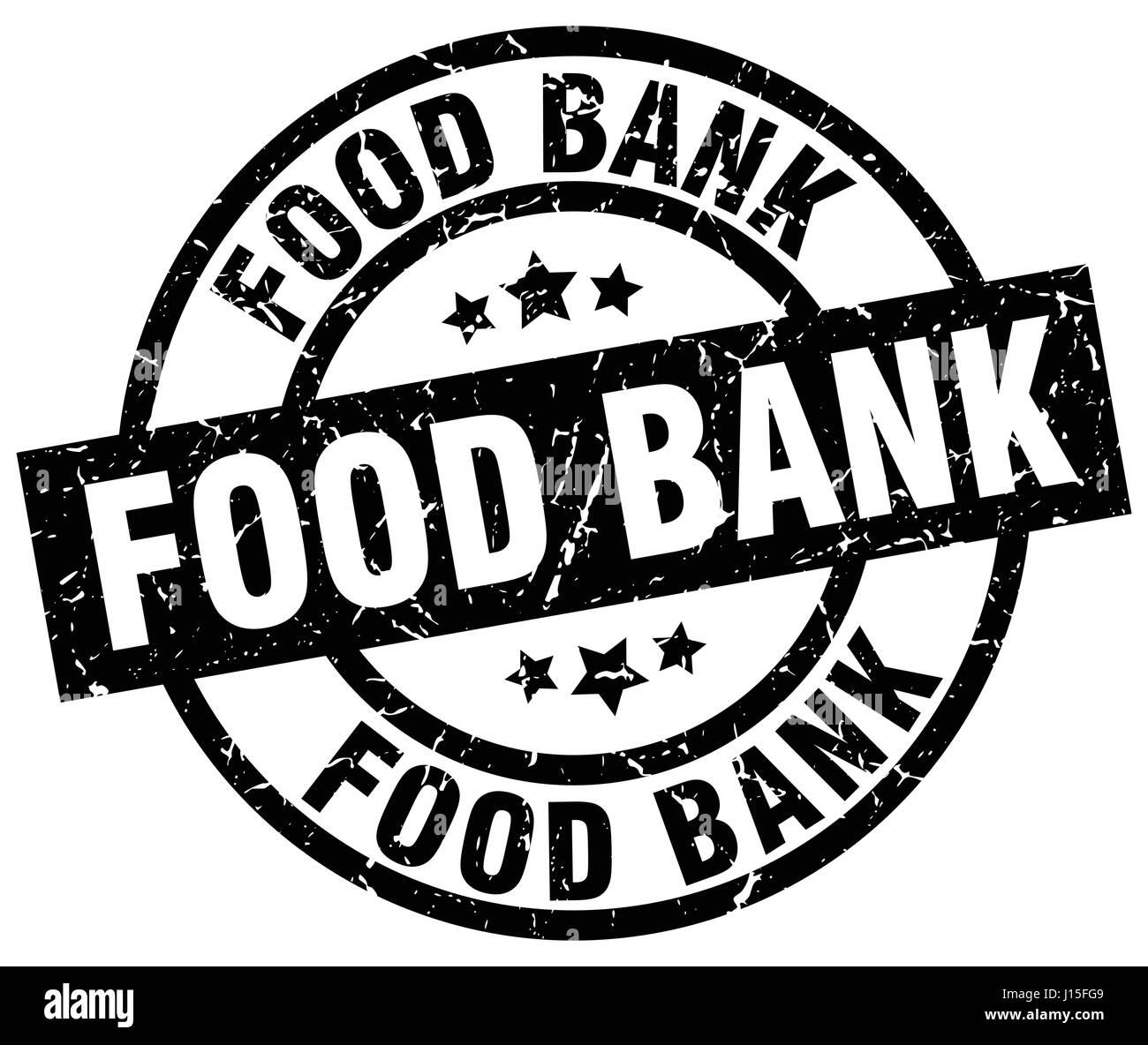 food bank round grunge black stamp Stock Vector Image & Art - Alamy