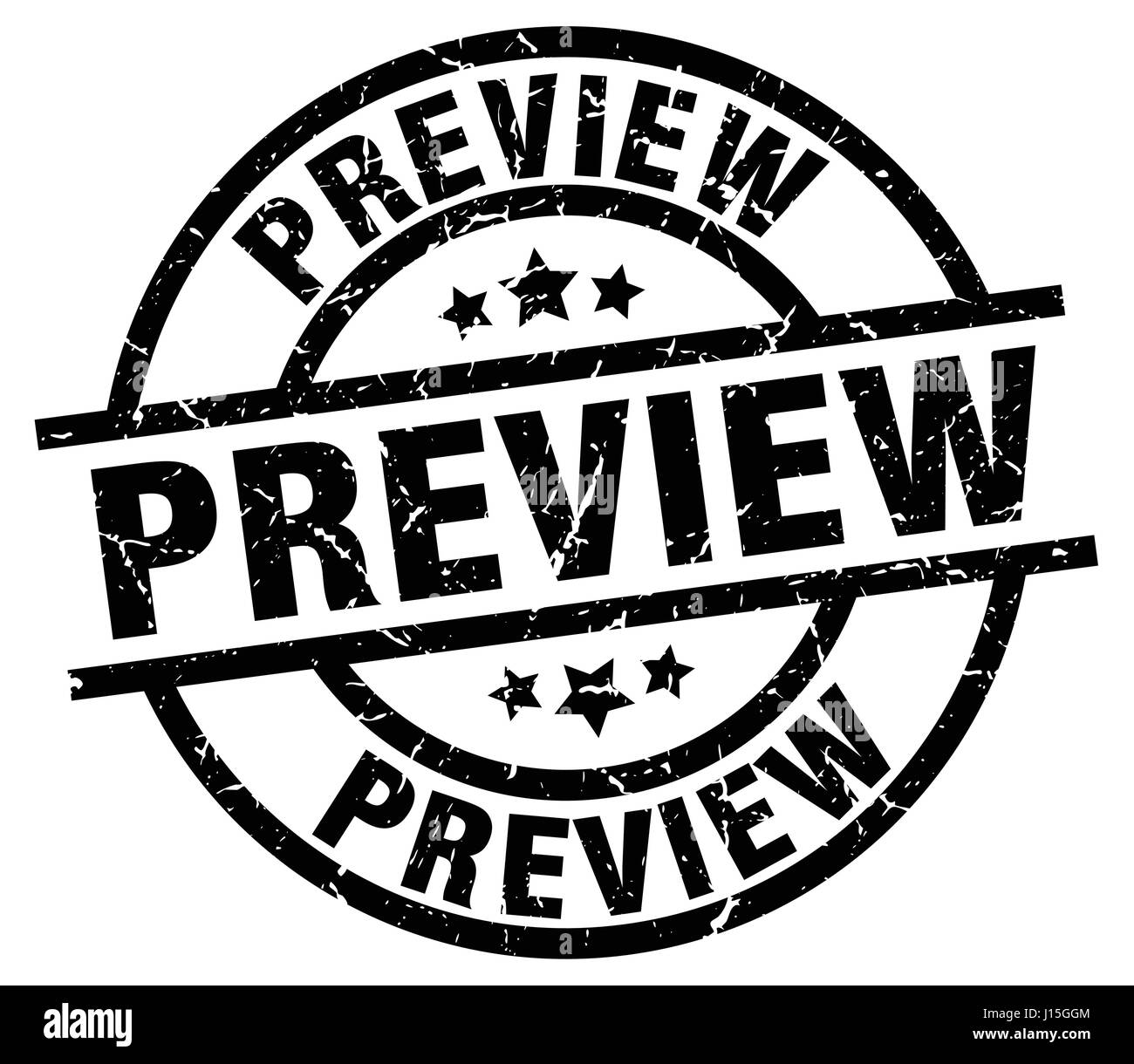preview round grunge black stamp Stock Vector