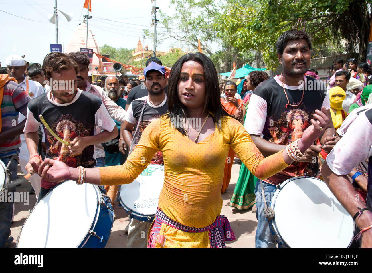 Transgender, kumbh mela, ujjain, madhya pradesh, india, asia Stock Photo