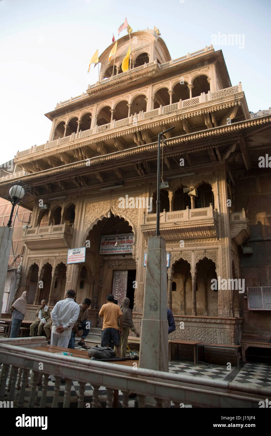 Banke bihari temple, vrindavan hi-res stock photography and images - Alamy