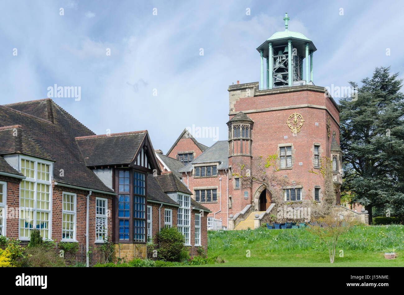 Bournville Junior School in Linden Road, Bournville, Birmingham Stock