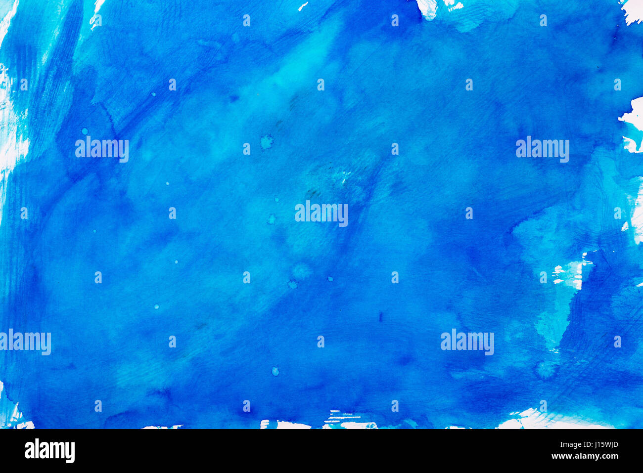 blue color painted background texture Stock Photo - Alamy