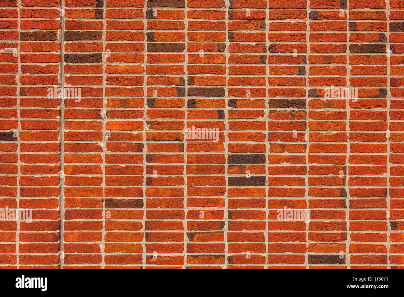 Unique brick wall texture, stacking method for bricklaying in building and construction industry Stock Photo