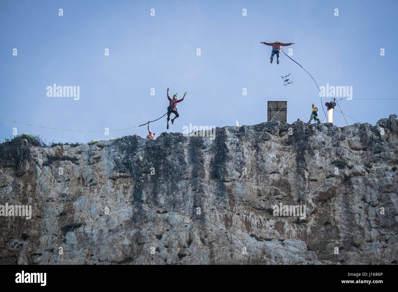 The rope jump world record team holder gave themselves rendez vous in