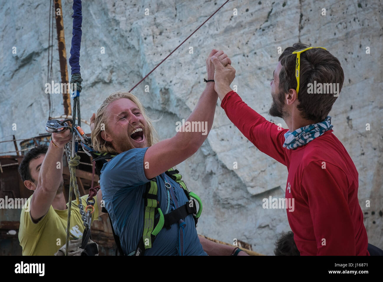 The rope jump world record team holder gave themselves rendez vous in