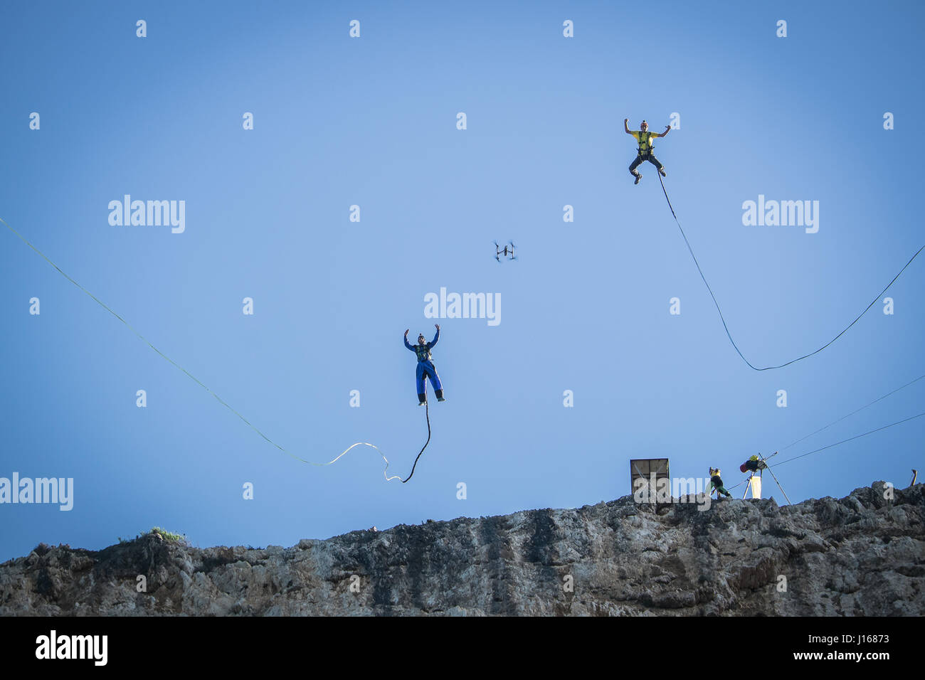 The rope jump world record team holder gave themselves rendez vous in