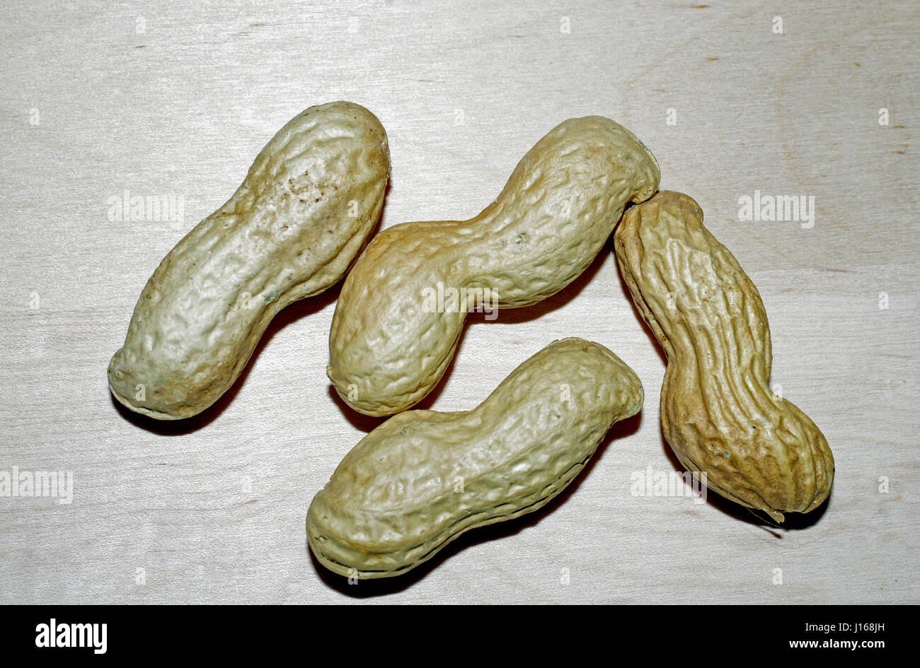 Peanuts (arachis hypogaea) Stock Photo
