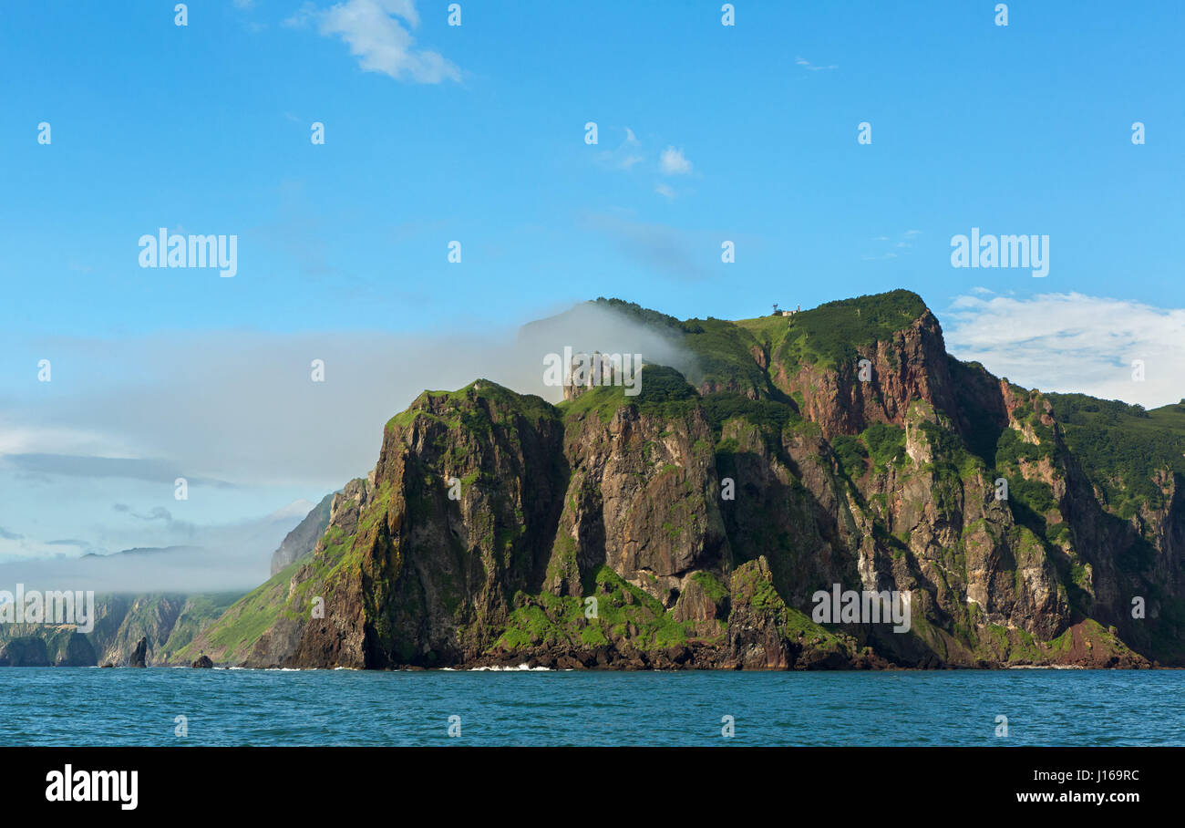 Rocks in the Avacha Bay of the Pacific Ocean. Coast of Kamchatka Stock ...