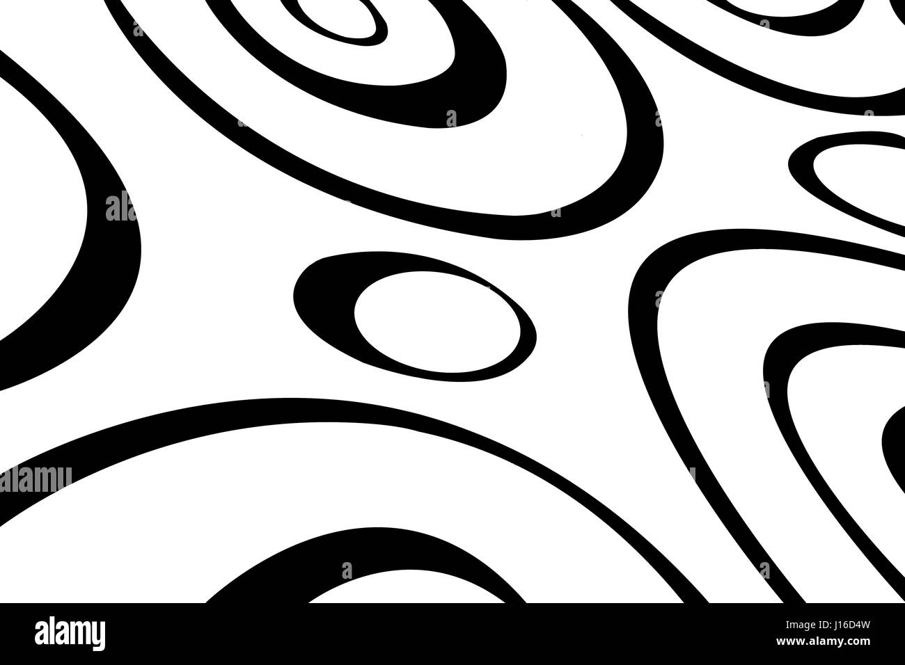 Abstract black and white circle pattern background Stock Photo Alamy