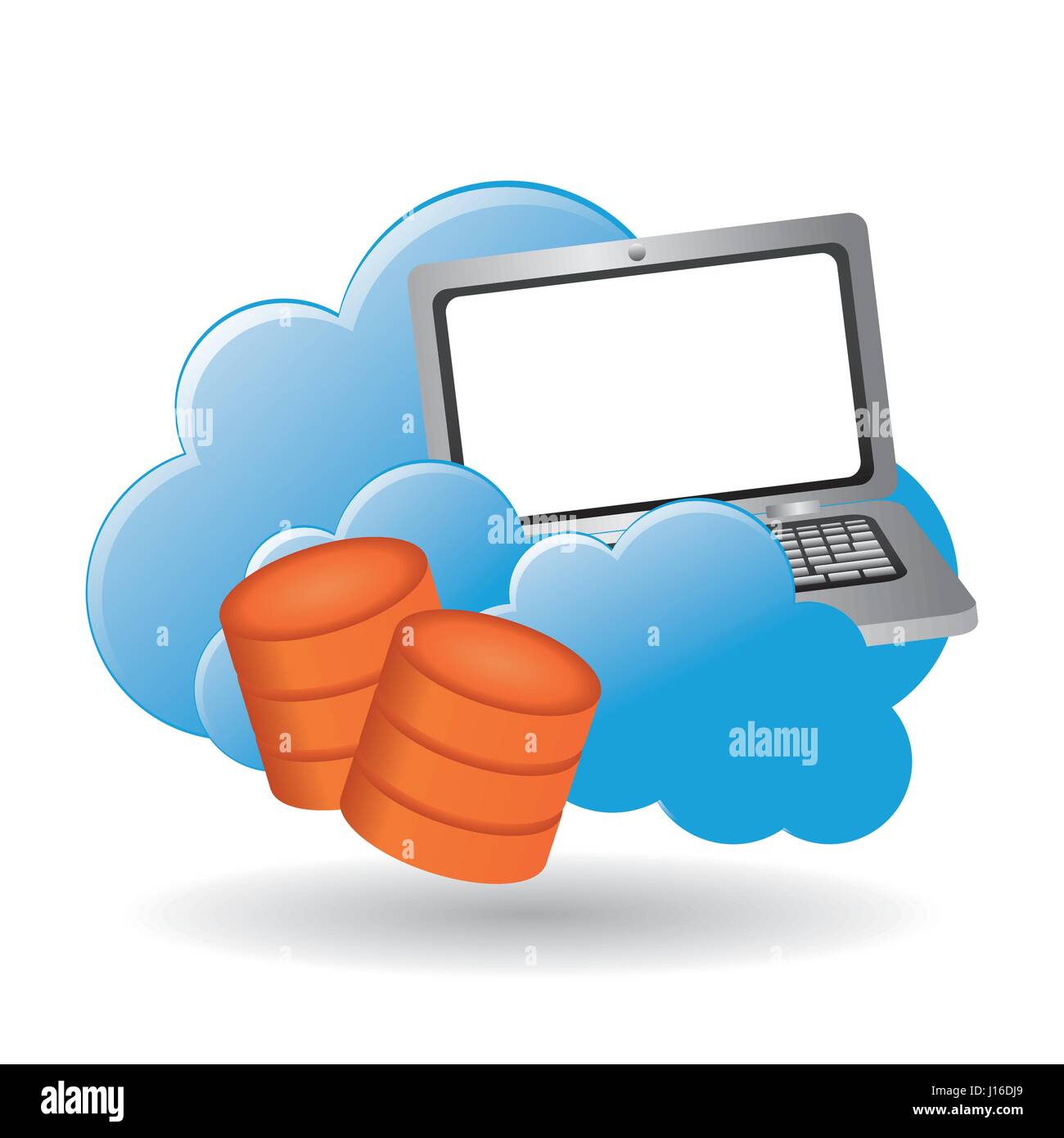 Data center concept with icon design, vector illustration 10 eps ...