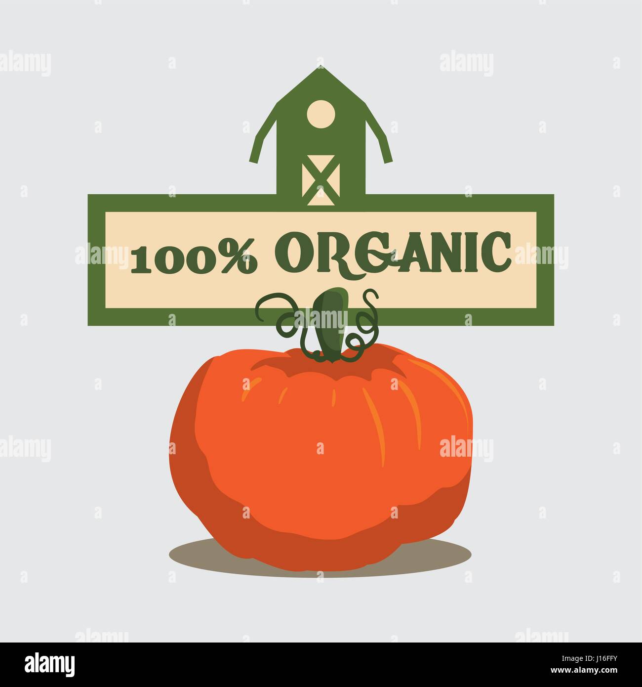 Farm Fresh concept with icon design, vector illustration 10 eps graphic ...