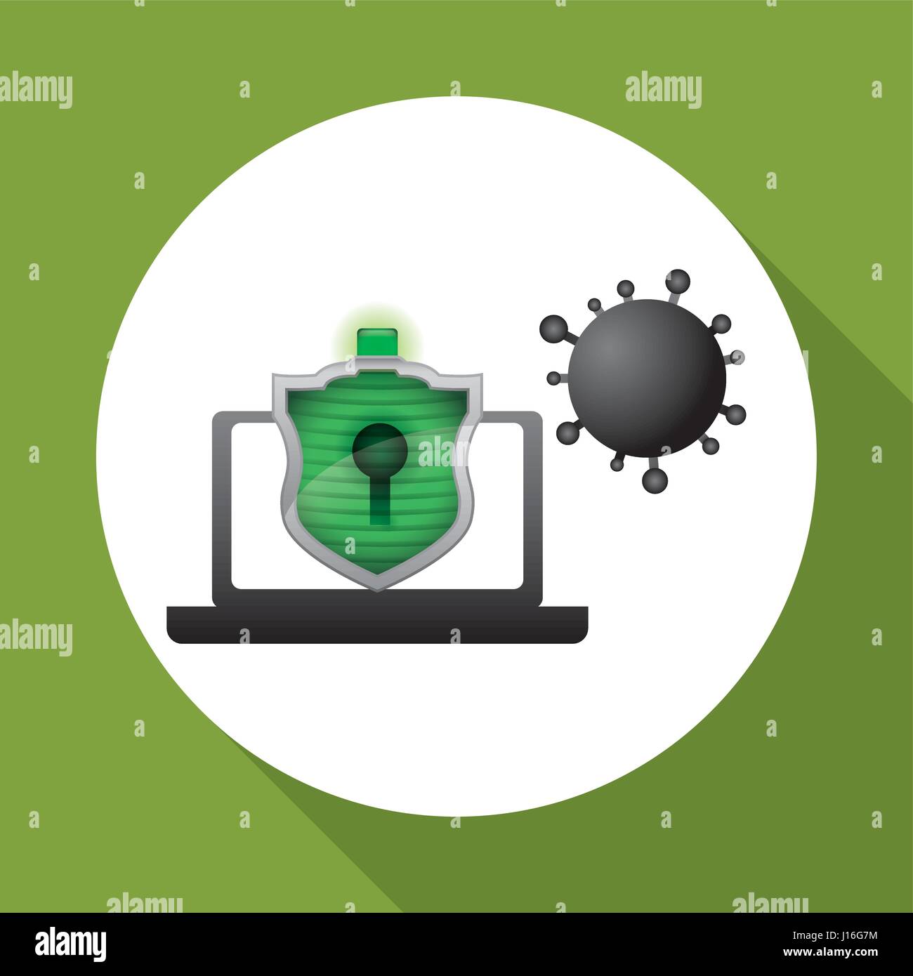 Security System concept with icon design, vector illustration 10 eps ...