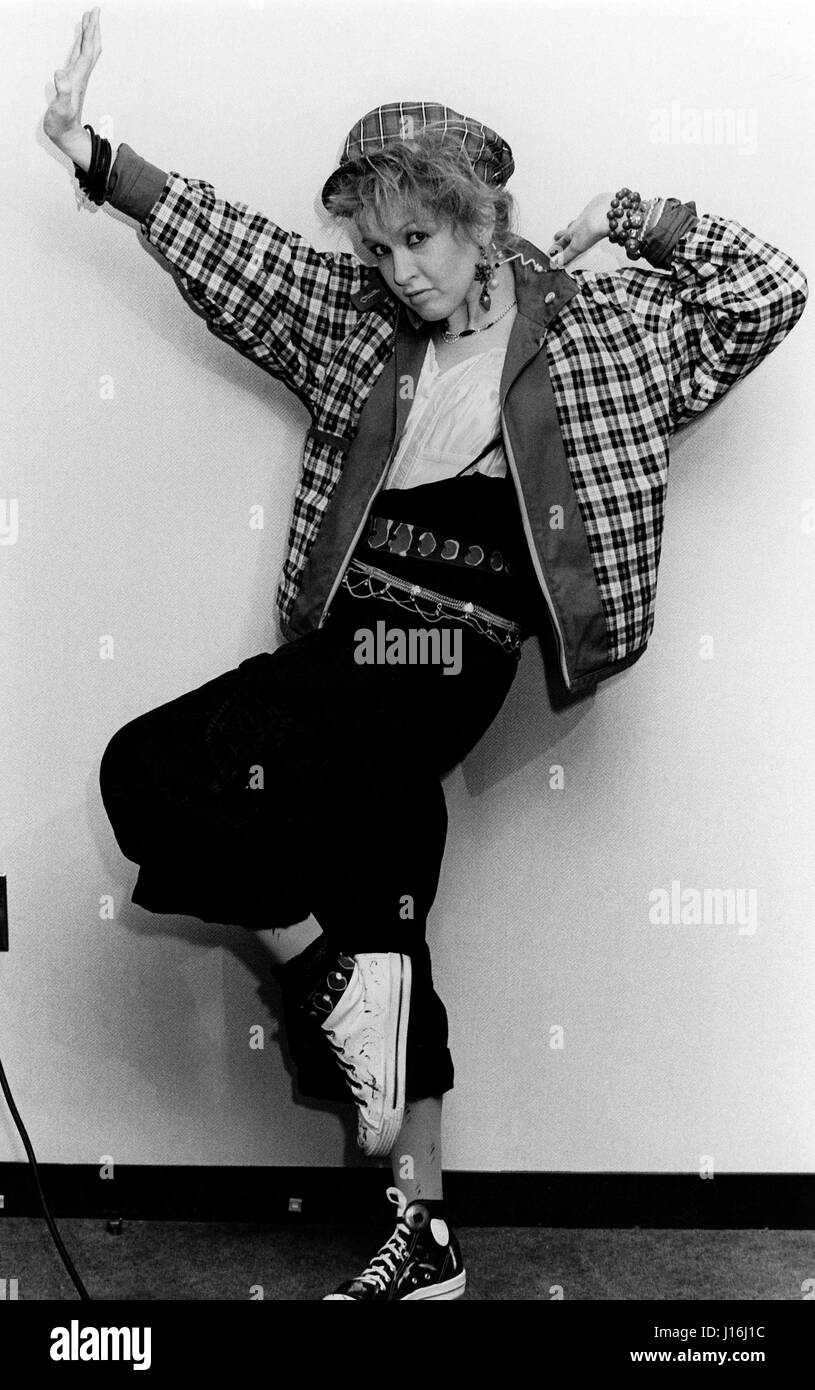 Cyndi Lauper photographed in Philadelphia, 1983. © mpi09 / MediaPunch Stock Photo