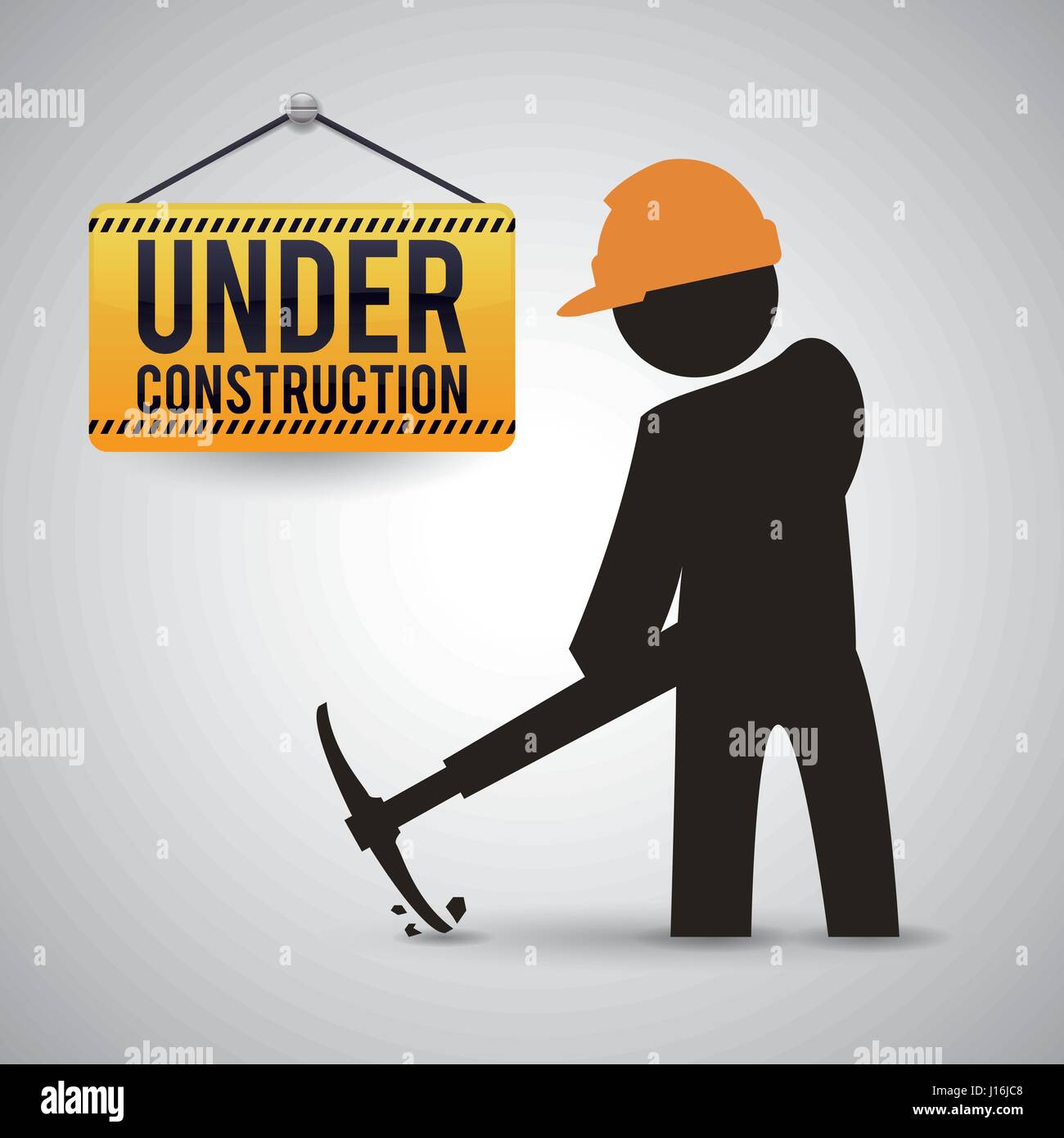 Under construction concept with icon design, vector illustration 10 eps ...