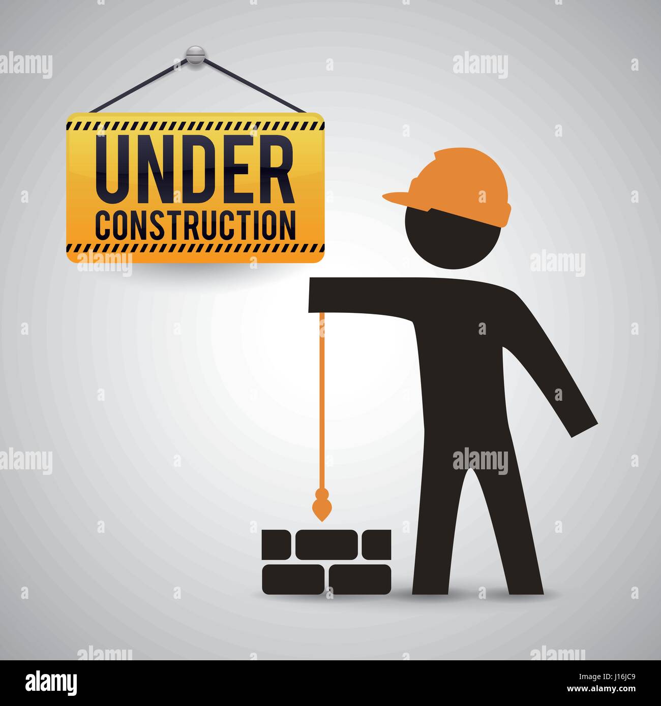 Under construction concept with icon design, vector illustration 10 eps ...