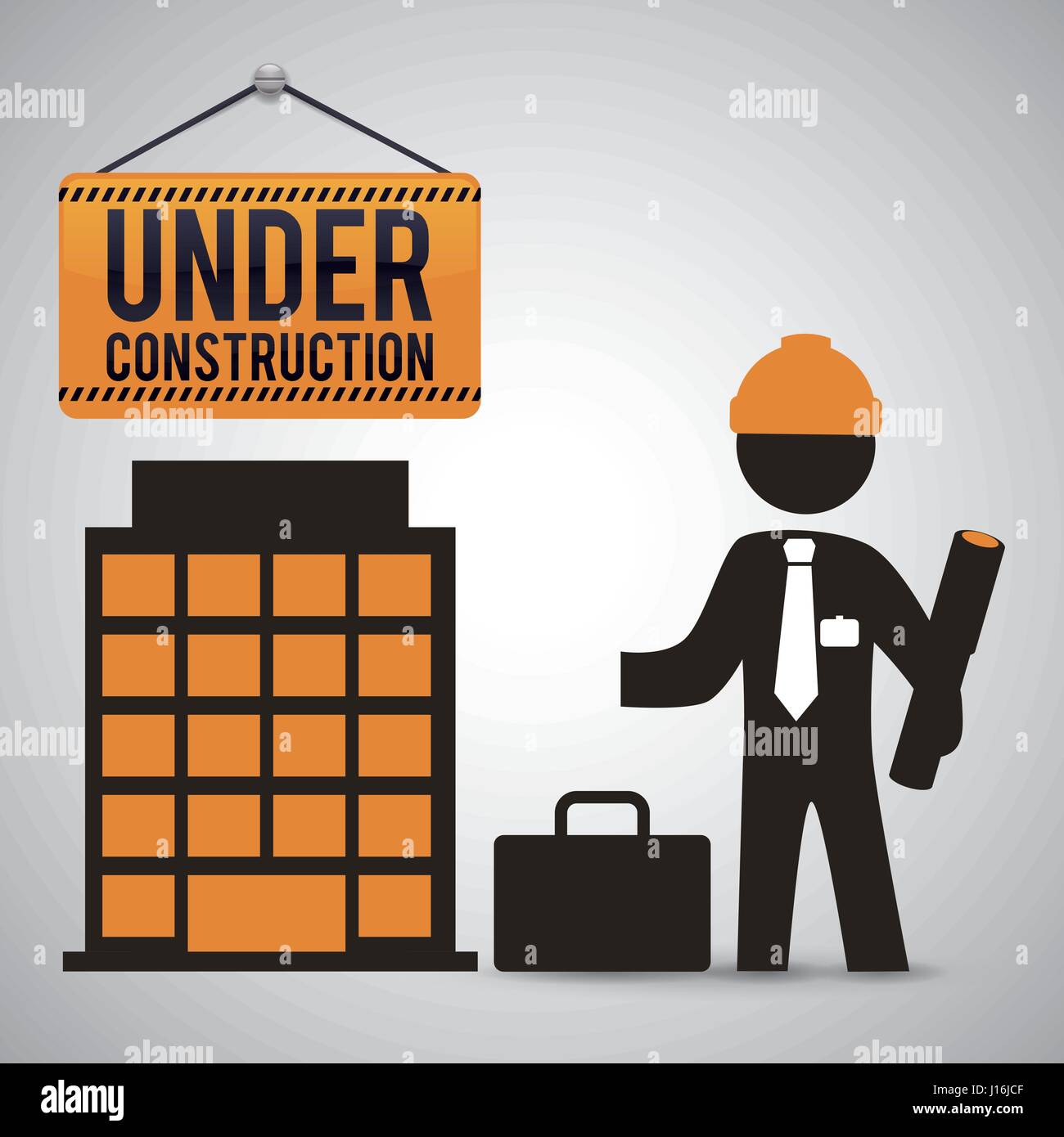 Under construction concept with icon design, vector illustration 10 eps ...