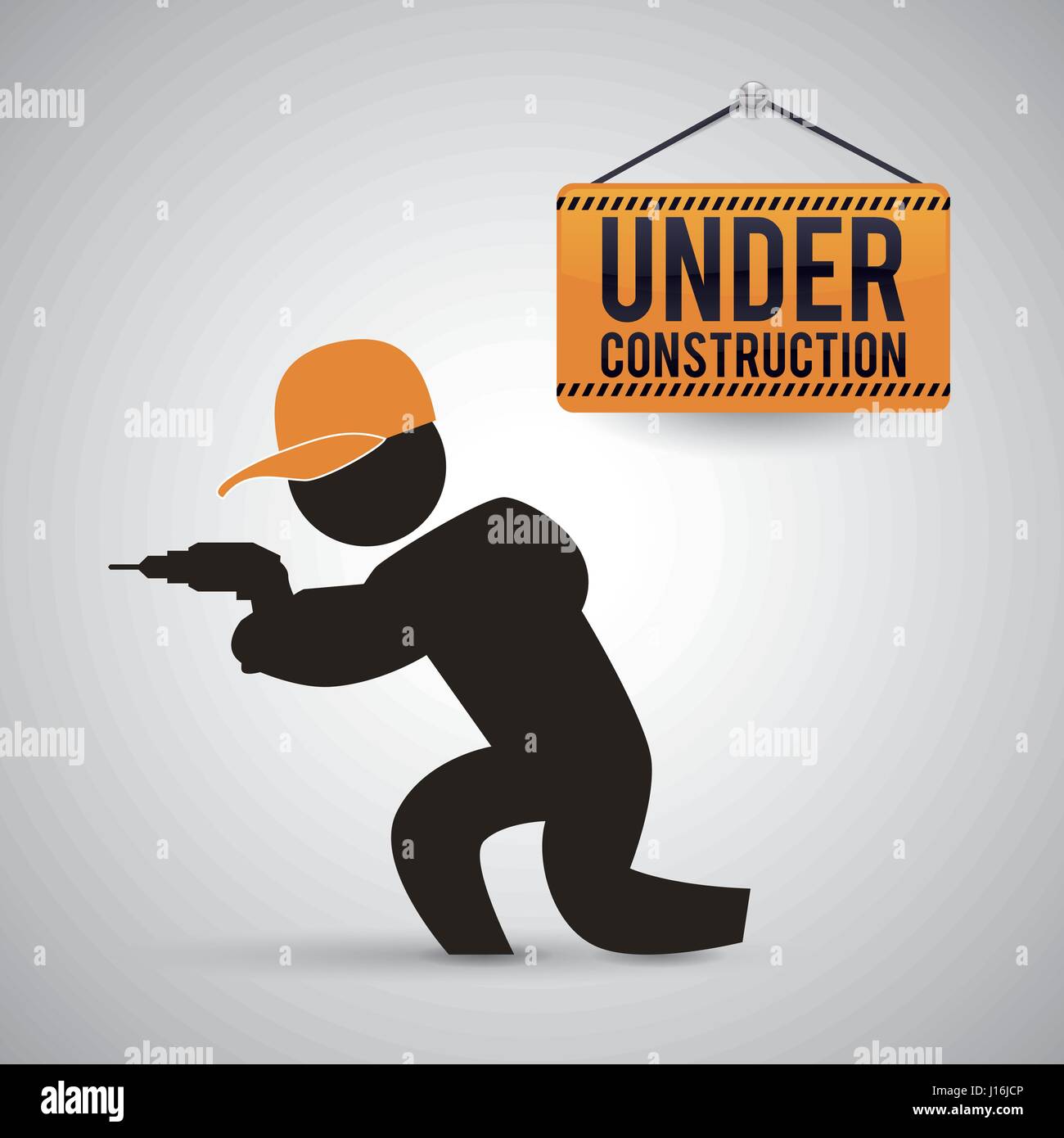 Under construction concept with icon design, vector illustration 10 eps ...