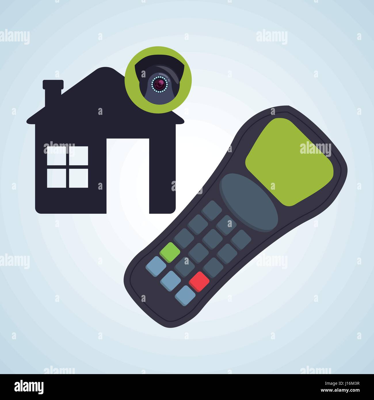 Smart house concept with icon design, vector illustration 10 eps ...