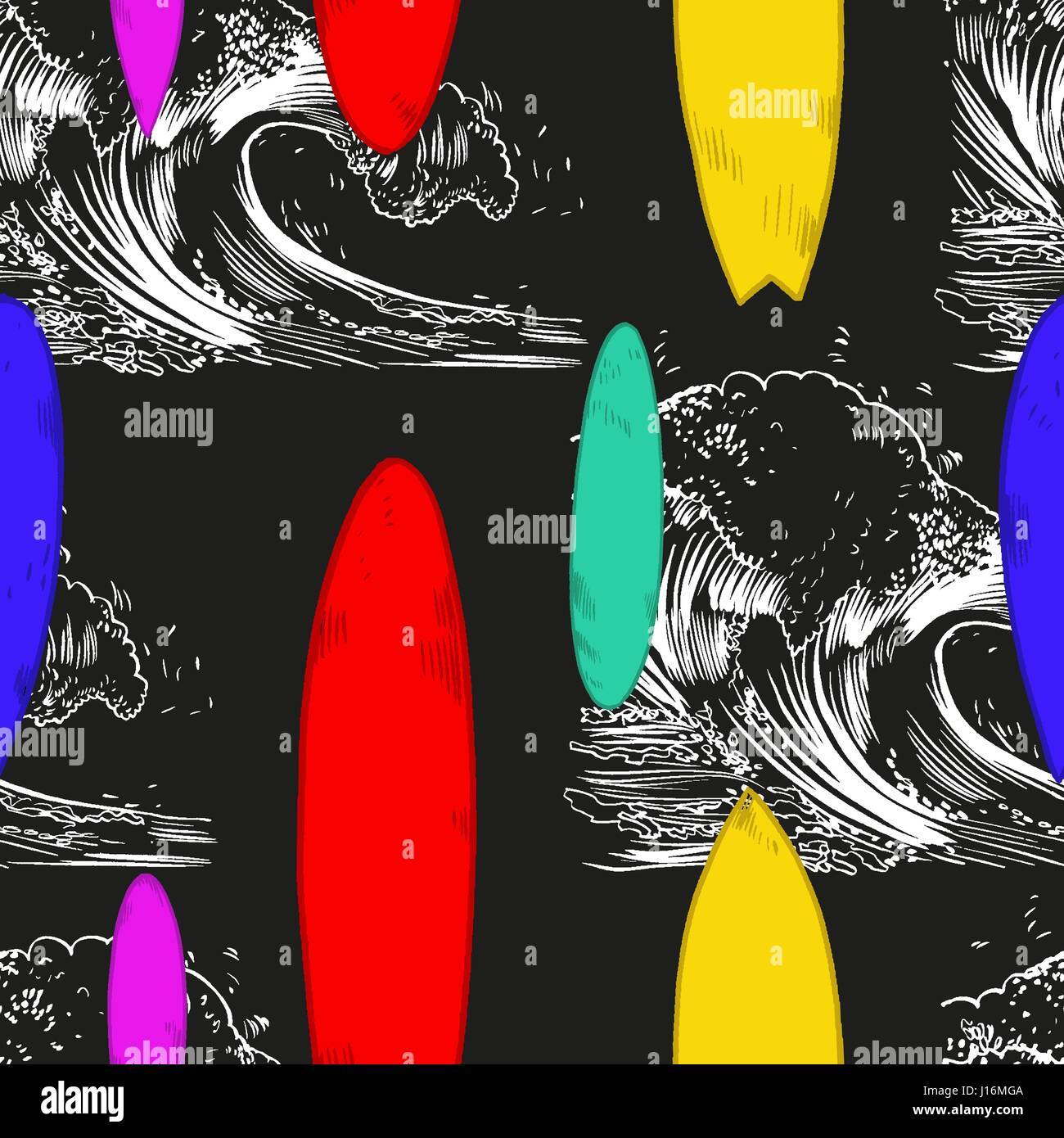Set of surfboard silhouettes in scale Stock Vector Image & Art - Alamy