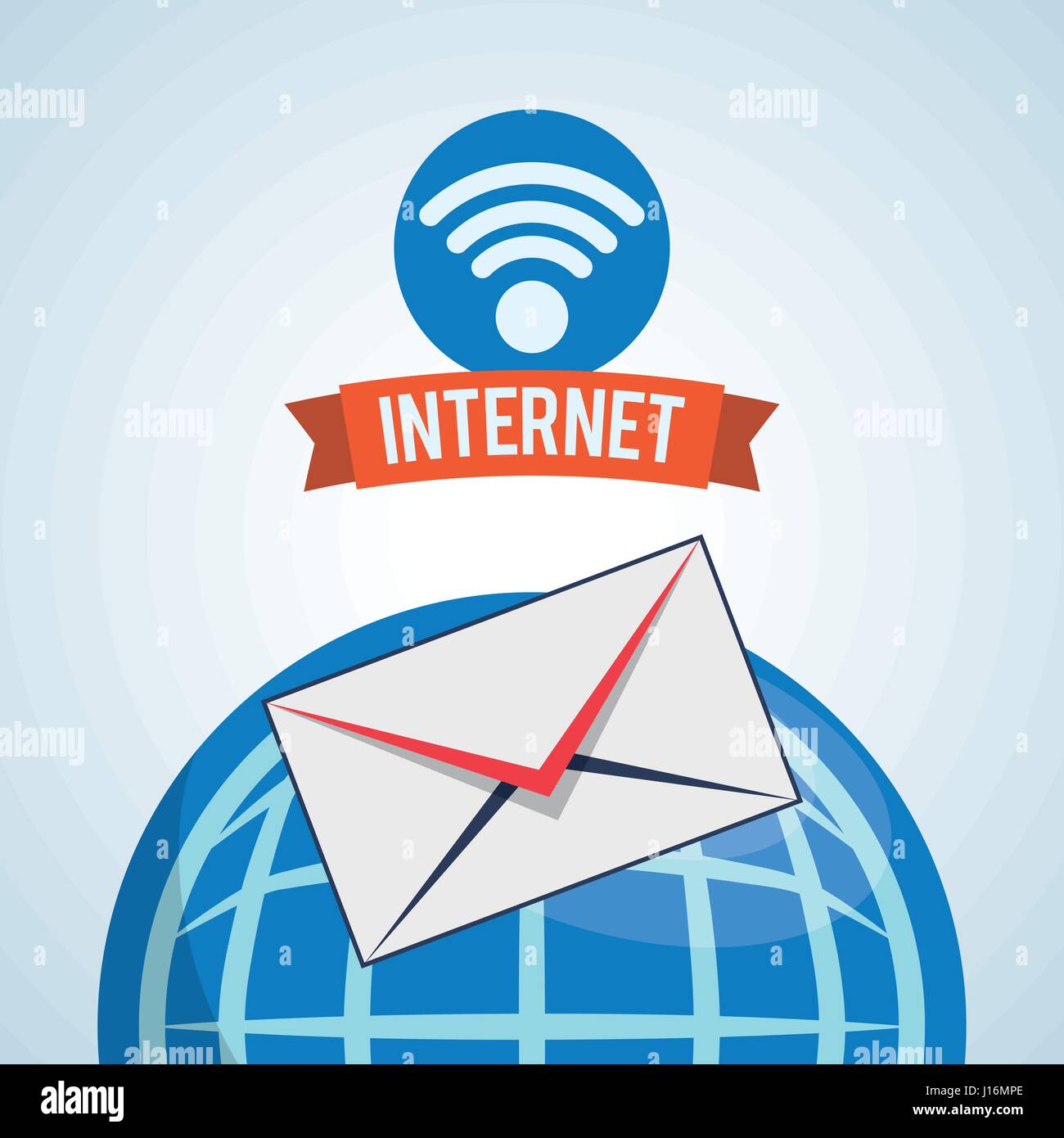 Internet design. Online icon. Colorful illustration , vector Stock ...