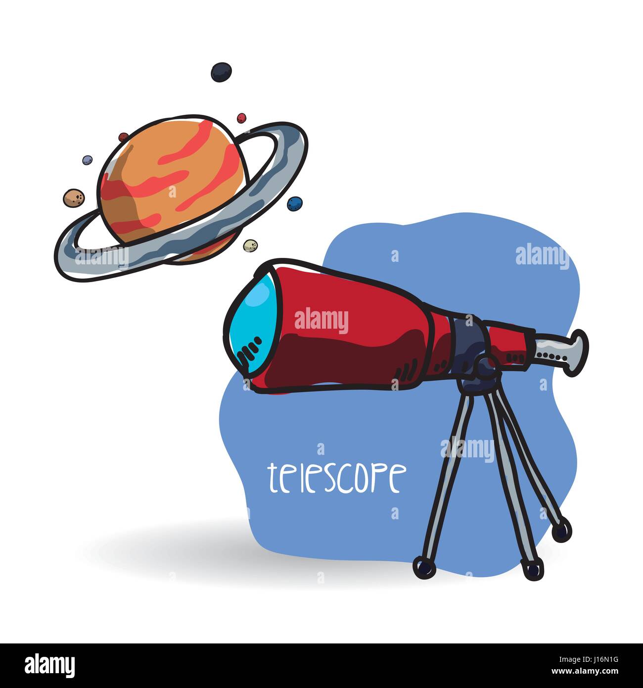 Space design. science icon. Isolated illustration , vector Stock Vector ...