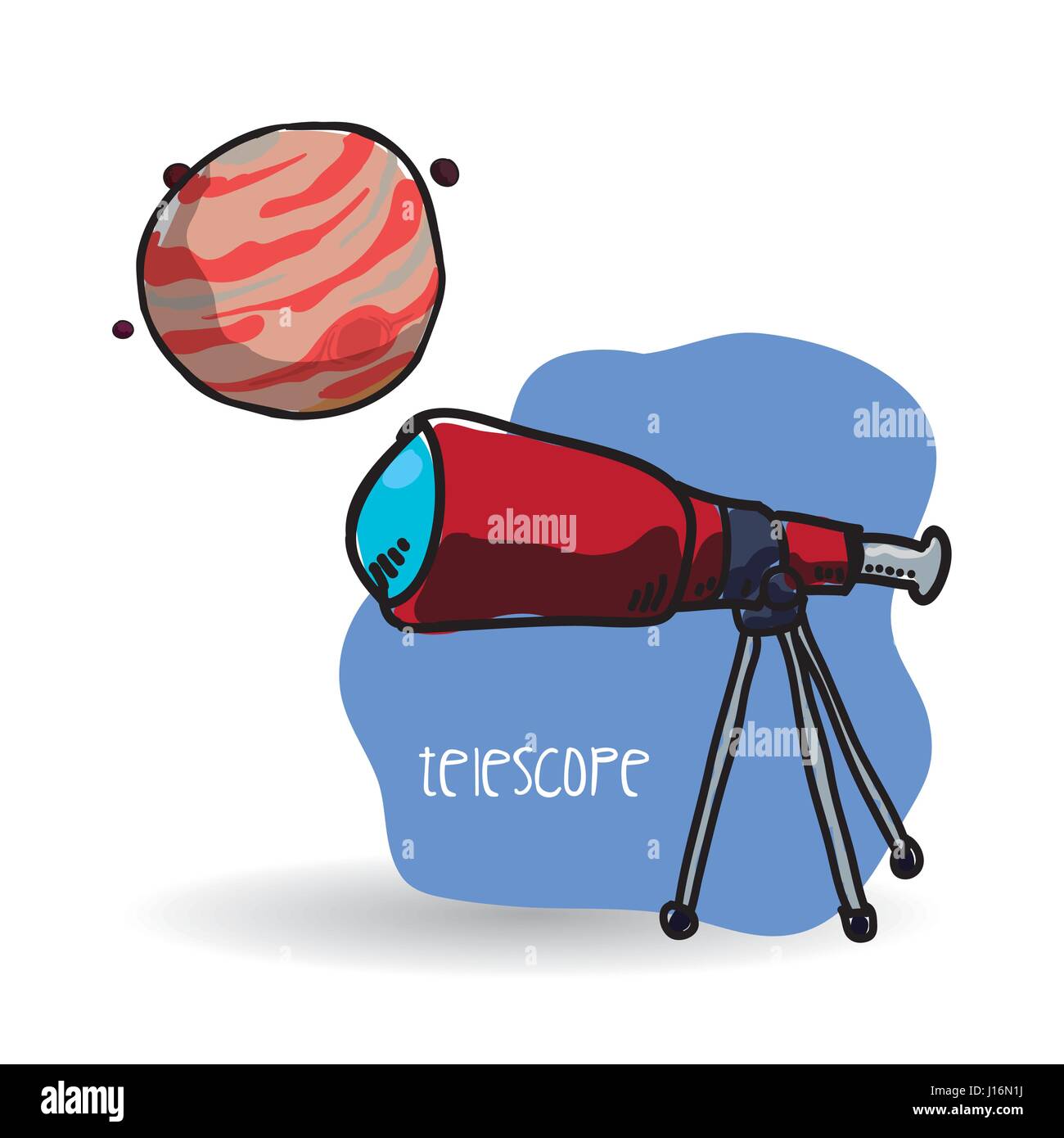 Space design. science icon. Isolated illustration , vector Stock Vector ...