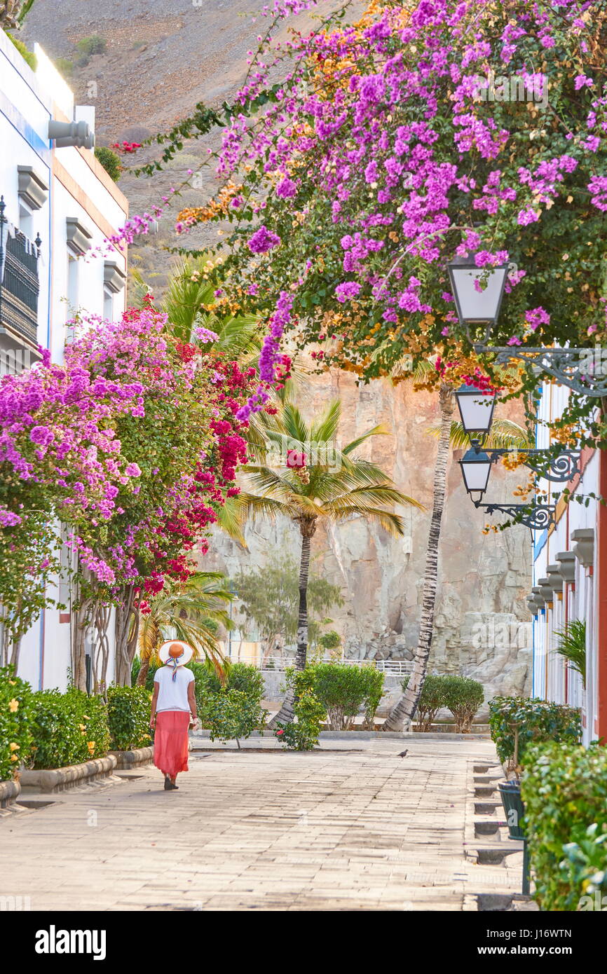 Puerto de Mogan, Gran Canaria, Spain Stock Photo