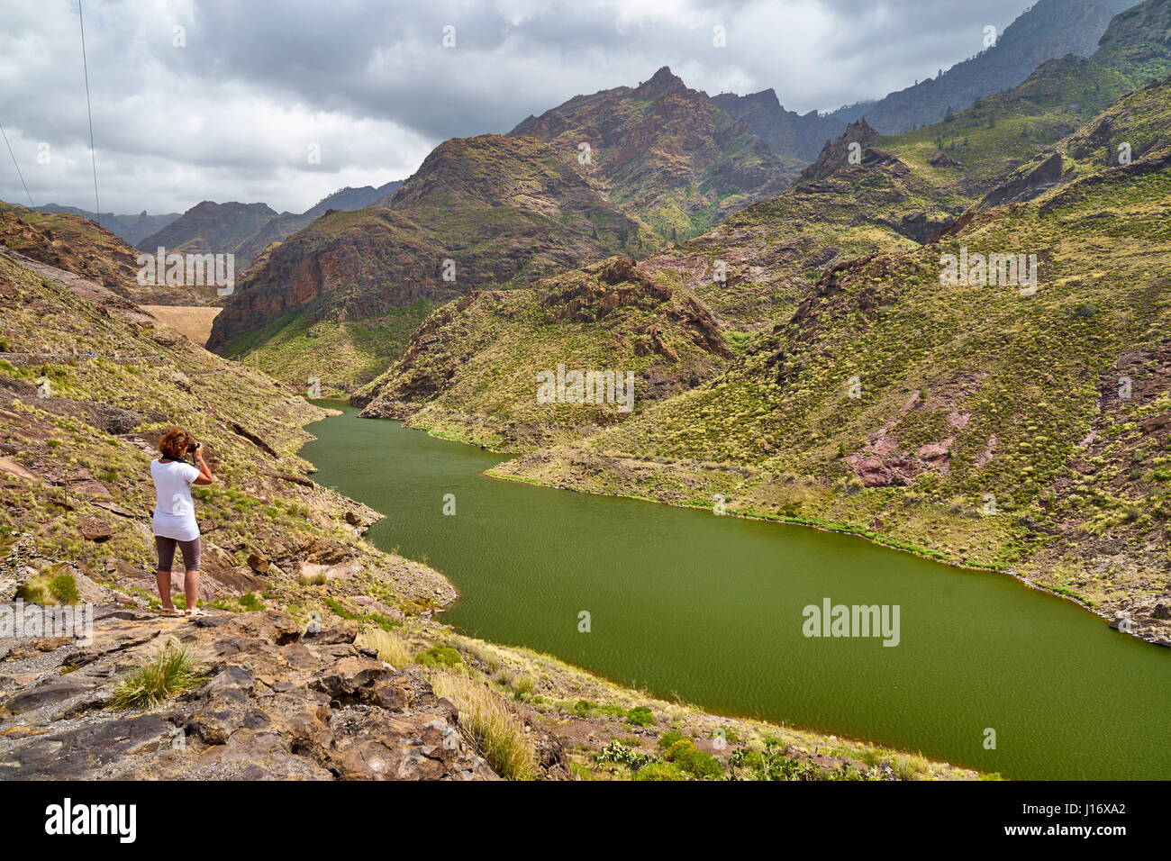 Mountain landscape, Gran Canaria, Spain Stock Photo